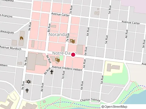Location of Chartier Sonia Psychologue at 138 avenue Murdoch, Rouyn-Noranda