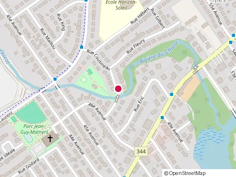Location of Chasro Construction at 153 Rue Cousineau, Saint-Eustache