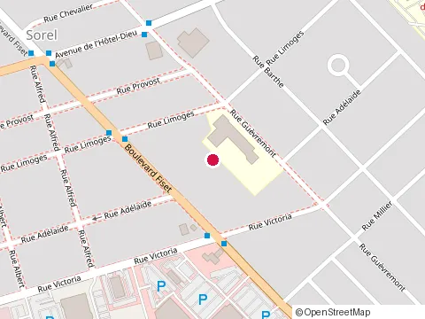 Location of Chastenay Sandra at 215 Bd Fiset Bureau 100, Sorel-Tracy