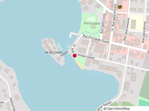 Location of Chatel Vienna at 6 Rue Ste-Lucie, Sainte-Agathe-des-Monts