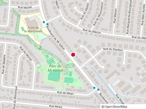Location of Châu at 721 Rue André-Mathieu, Sherbrooke