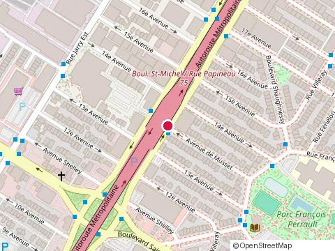 Location of Cherry Bar Inc at 3398 boulevard Crémazie E, Montréal
