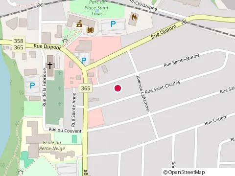 Location of Chez Alexandre at 14 du College Rue, Pont-Rouge