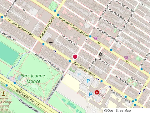 Location of Chez Anna at 68 avenue Duluth E, Montréal