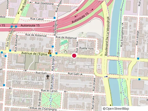 Location of Chez Bédine at 1545 de l'Eglise Ave, Montréal