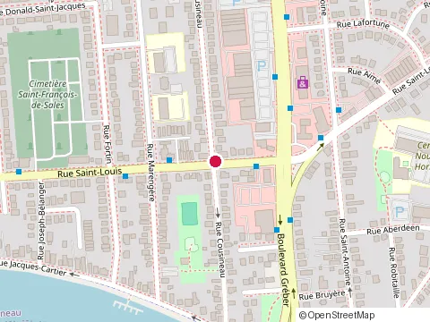 Location of Chez Bob Pataterie at 1180 Rue Saint-Louis, Gatineau