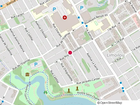 Location of Chez Carlos Café at 1398 Avenue Ozanam, Québec