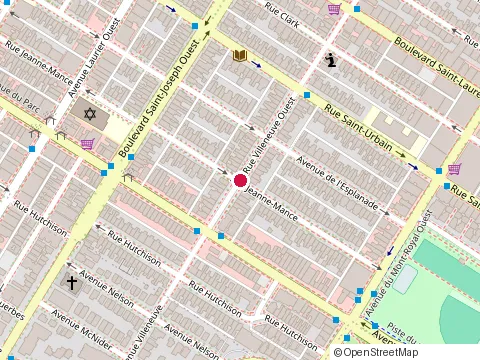 Location of Chez Di Vito‎ at 4815 Park Ave, Montréal
