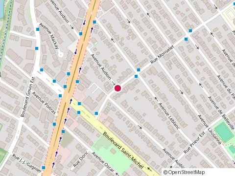 Location of Chez Gimmy at 3293 Rue Monselet, Montréal-Nord