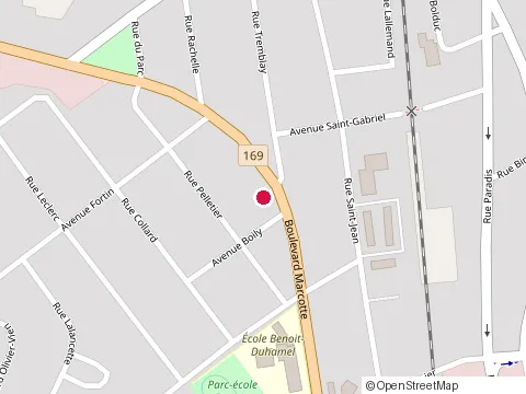 Location of Chez Greco Restaurant at 979 Bd Marcotte, Roberval