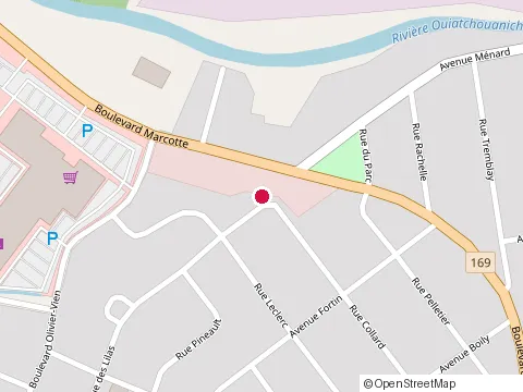 Location of Chez Greco Restaurant at 979  boulevard Marcotte, Roberval