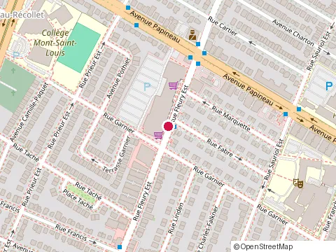 Location of Chez Hoang at 1714 Rue Fleury E, Montréal