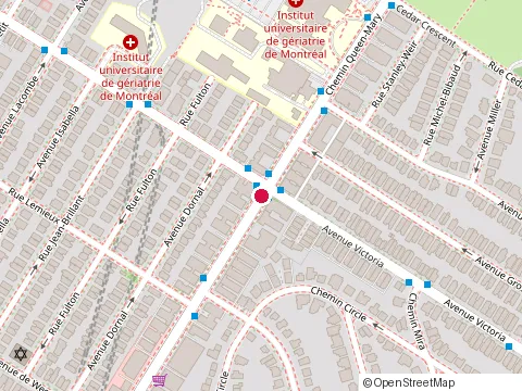 Location of Chez Lk at 5000 Queen Mary Rd, Montréal