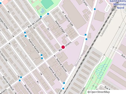 Location of Chez Mau at 5181 d'Amiens Rue, Montreal-Nord