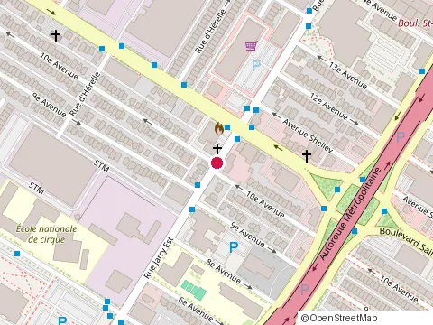 Location of Chez Milie Casse-Croûte at 3183 Rue Jarry E, Montréal