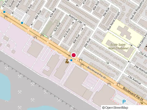 Location of Chez Mon Frére Inc at 8925 boulevard Pie-Ix, Montréal