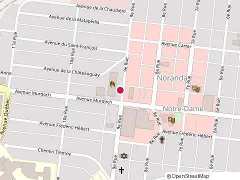 Location of Chez Morasse at 110 9E Rue, Rouyn-Noranda