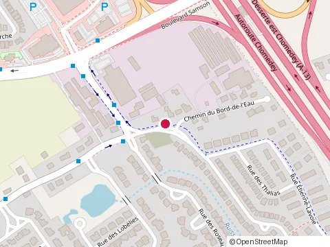 Location of Chez Natgio'S&Charlie at 654 chemin du Bord-de-l'Eau, Laval
