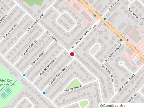 Location of Chez Nouny at 1162 Rue Vianney, Blainville