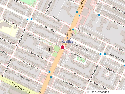 Location of Chez O at 5849 Sherbrooke St E, Montréal