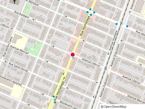 Location of Chez Simon Cantine Urbaine at 8517 Rue Hochelaga, Montréal