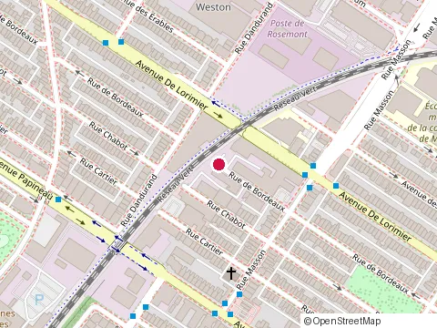 Location of Chezo°Li at 6532 Rue de Bordeaux, Montréal