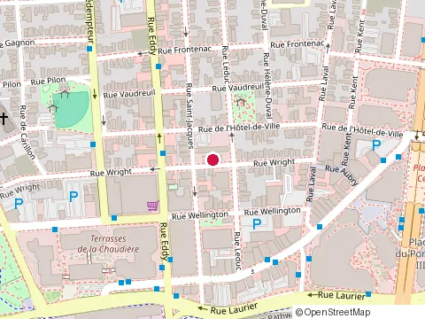 Location of Chi Gilles at 109 rue Wright, Gatineau