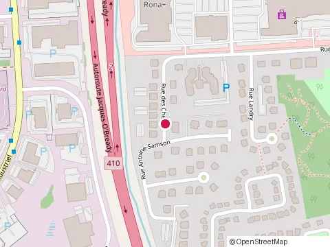 Location of Chiasson Groupe Conseil at 2984 Rue des Chênes, Sherbrooke