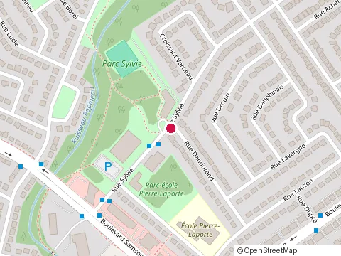 Location of Chic Beaute Inst d'Esthetique at 756 Rue Dandurand, Laval