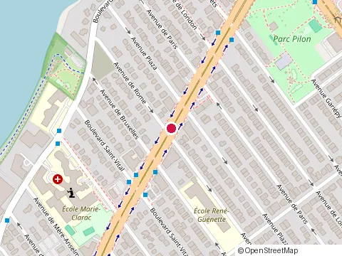 Location of Chic Canin at 3758 Boulevard Henri-Bourassa E, Montréal-Nord
