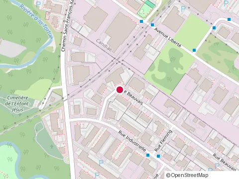 Location of Chic O Bois at 44 Beauvais, Delson
