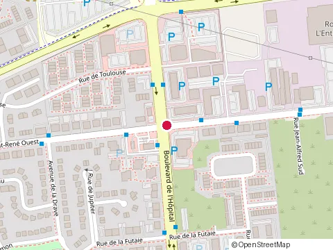 Location of Chicco Pizza Hopital at 405 Bd de l'Hôpital, Gatineau