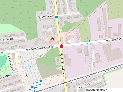 Location of China Moon at 273 Boul. Saint-René O, Gatineau