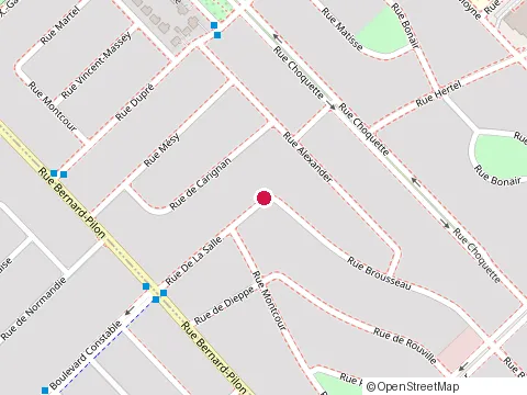 Location of Chiro Clinique Bernard at 6 Rue de la Salle, Beloeil