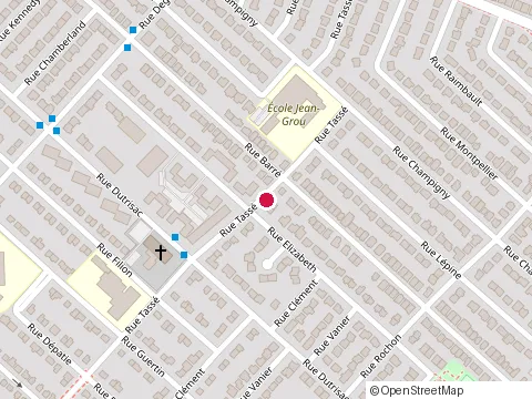 Location of Chiyoko Sushi Bar & Steakhouse at 2113 Rue Saint-Louis, Montréal