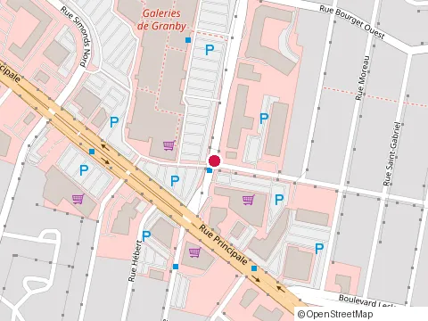 Location of Choco Gateau Inc at 33 Rue Evangeline, Granby