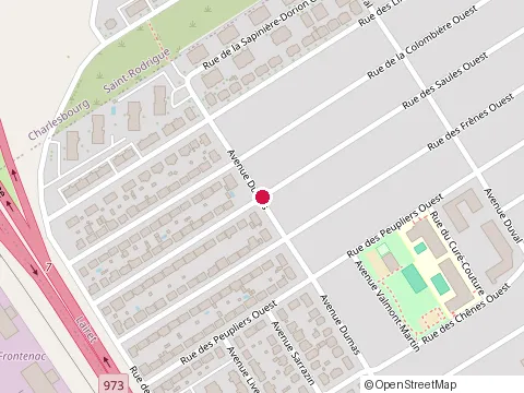 Location of Chouinard Jasmin Paysagiste at 236 Rue des Saules O, Québec