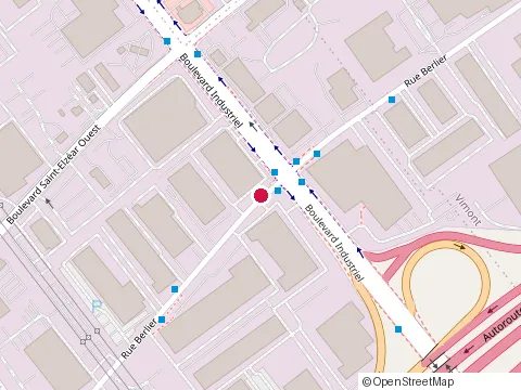 Location of Christian Bélec Construction Inc. at 1422 Rue Berlier, Laval