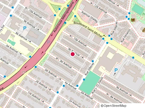 Location of Ciccariello Architecture, Technologue at 7616 9E Avenue, Montréal