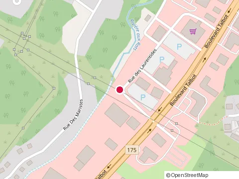 Location of Cidre Joli Rouge at 220 Rue des Laurentides, Chicoutimi