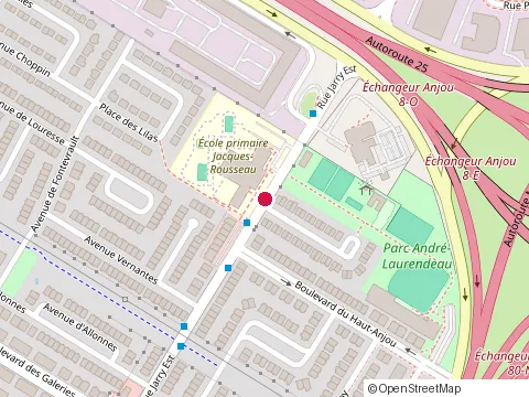 Emplacement de Cielito Lindo au 7351 Rue Jarry E, Montréal