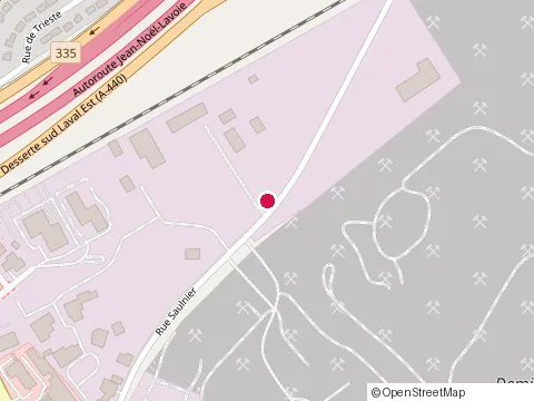 Location of Ciment Québec Inc at 125 Rue Saulnier, Laval