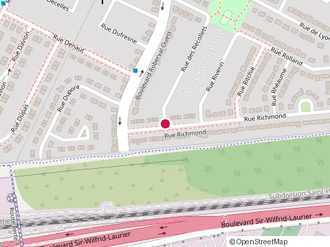 Location of Cimental Inc. at des Rue des Récollets 753, Longueuil
