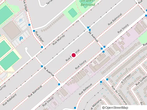 Location of Cimentier Michel Morin at 1517 Rue Balmoral, Saint-Hubert