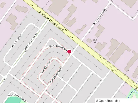 Location of Cimentier Patrick Allard at 17 Rue Provencher, Victoriaville