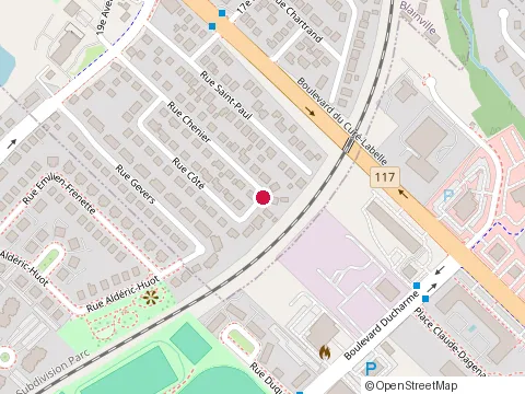 Location of Ciments Ajm Desjardins Enr at 32 Rue Vanier, Blainville