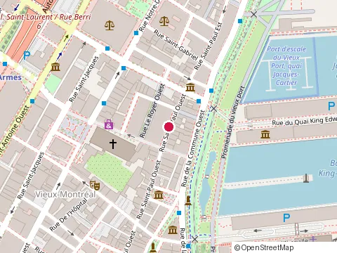 Location of Cingular Investments Corp at 65 Rue Saint-Paul O, Montréal