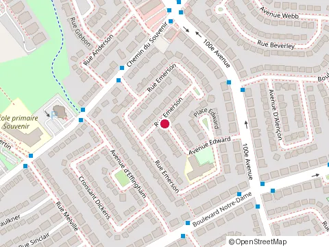 Location of Cirls Canada Immigration And Refugee Legal Servi Ces at 1015 avenue Edward, Laval