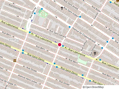 Location of Cis at 1-7517 Rue Lajeunesse, Montréal