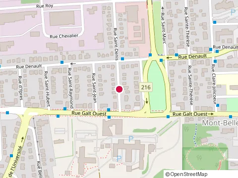 Location of Cisko Acrylique Inc / Enduit Acrylique at 1221 Rue Saint-Denis, Sherbrooke
